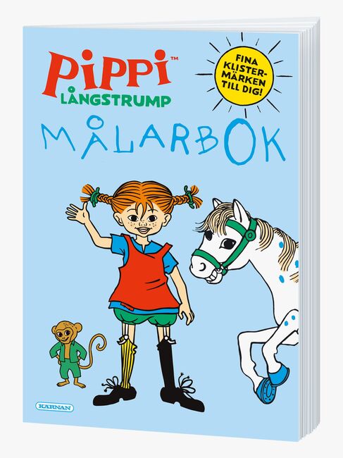 Egmont Kärnan Pippi Långstrump Målarbok