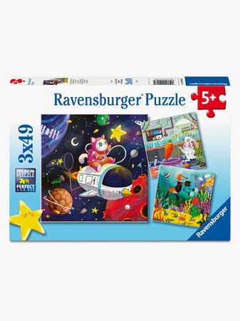 Ravensburger Pussel Kids in Science 3x49 Bitar