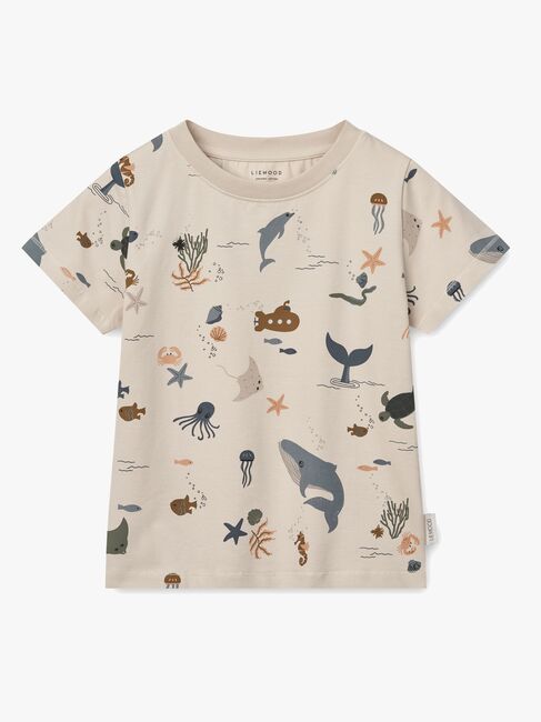 LIEWOOD Ilford Pyjamas 2-Delat Set, Sea creature/Sandy