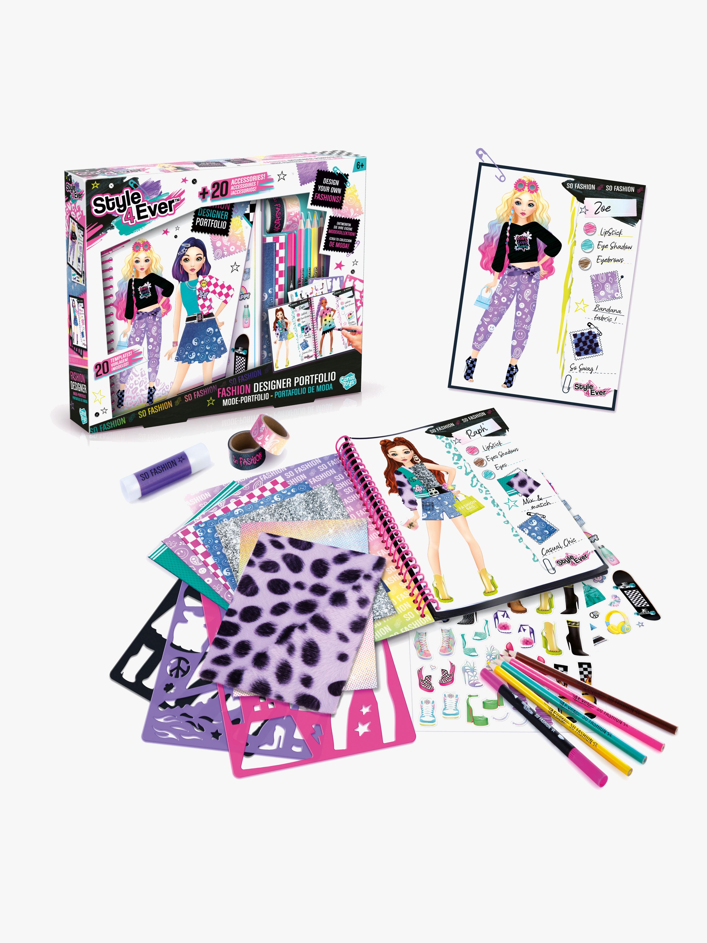 Style4Ever Fashion Designer Portfolio Pysselset