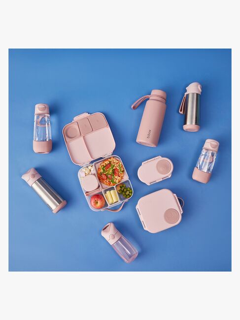 b.box Vattenflaska 450 ml med Pip, Blush Crush
