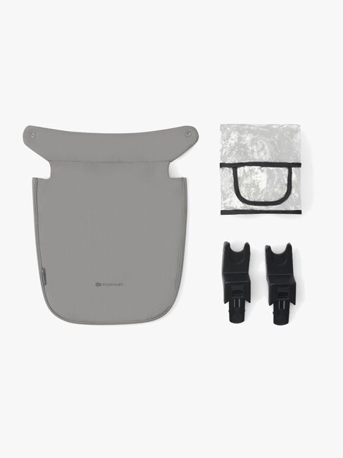 Kinderkraft 3-i-1 NEWLY Kombivagn Travelsystem, Moonlight Grey