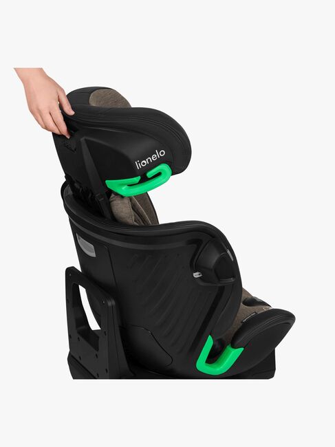Lionelo Harmony i-Size Bilbarnstol, Green Olive Leather