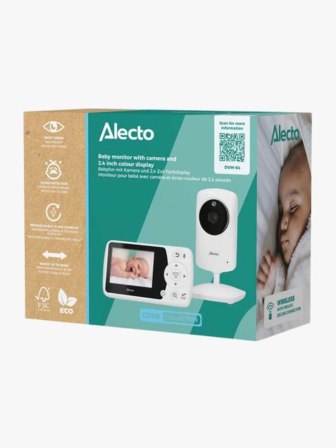 Alecto DVM-64 Babyvakt, Vit