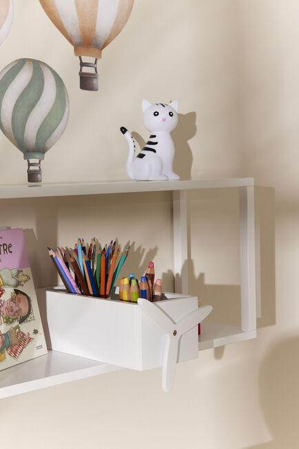 JLY  Flygplan Vägghylla, Vit