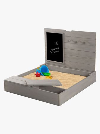 Roba Sandlåda med Lock, Grå