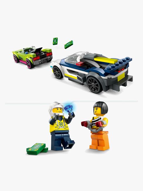 LEGO City 60415 Jakt med polisbil och muskelbil