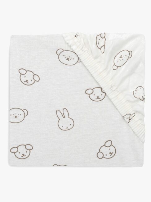 Jollein Dra-på-lakan 40x80, Miffy and Friends