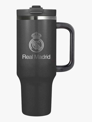 Real Madrid Stainless Steel Tumbler Trinkflasche, Blau