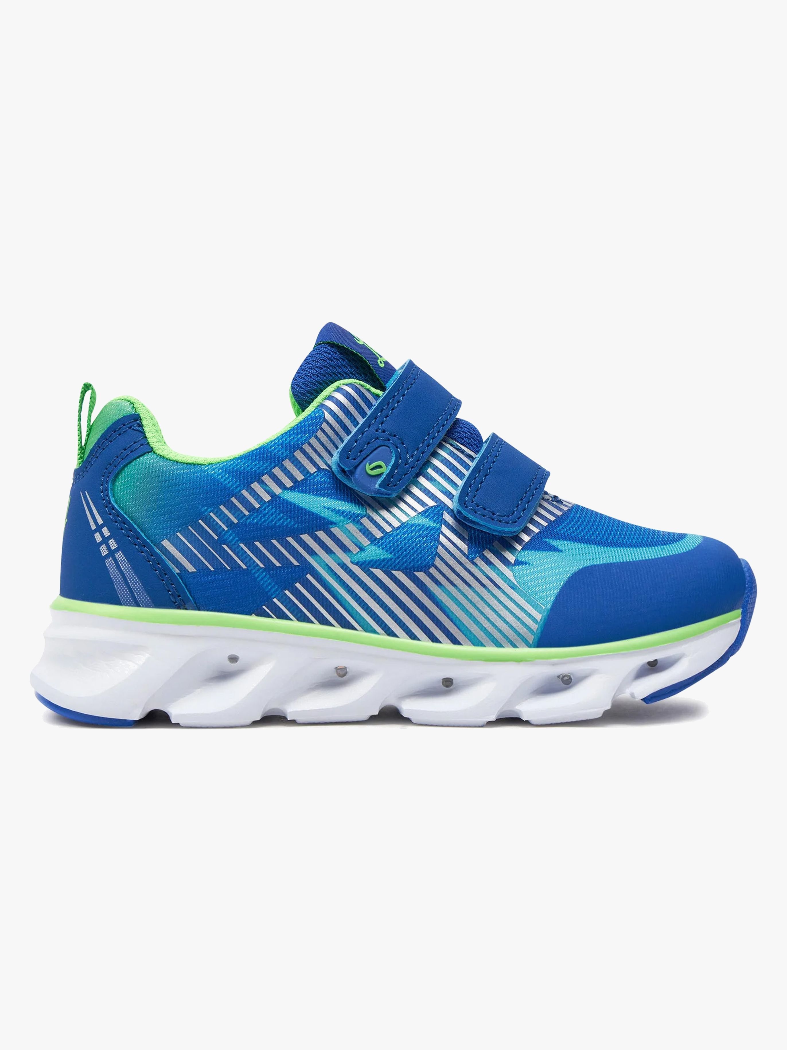 Leaf Skalka Blinkande Sneakers, Blå, 24