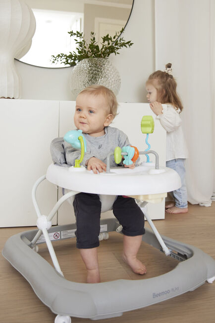 Beemoo PLAY Move Lära-gå-stol, Sea Grey
