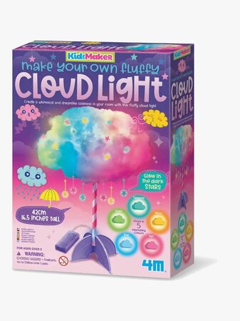 4M KidzMaker DIY-set Gör Din Egna Fluffiga Molnlampa