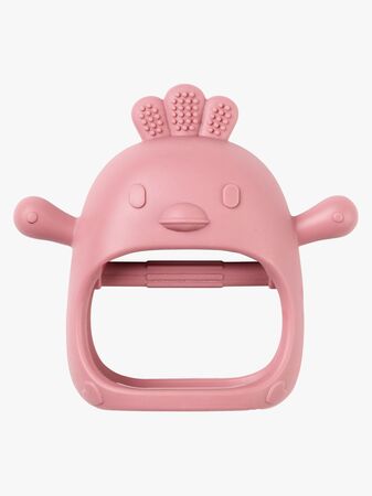 Nattou Soft Silicone Handske Bitleksak, Old Pink