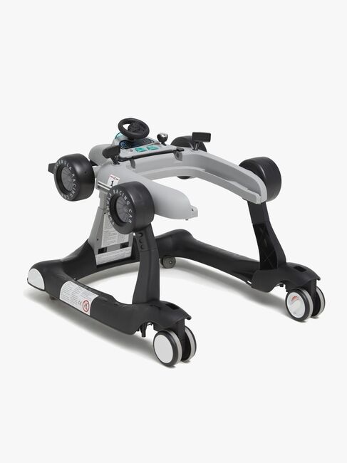 Beemoo PLAY Bil Lära-gå-stol, Cool Grey