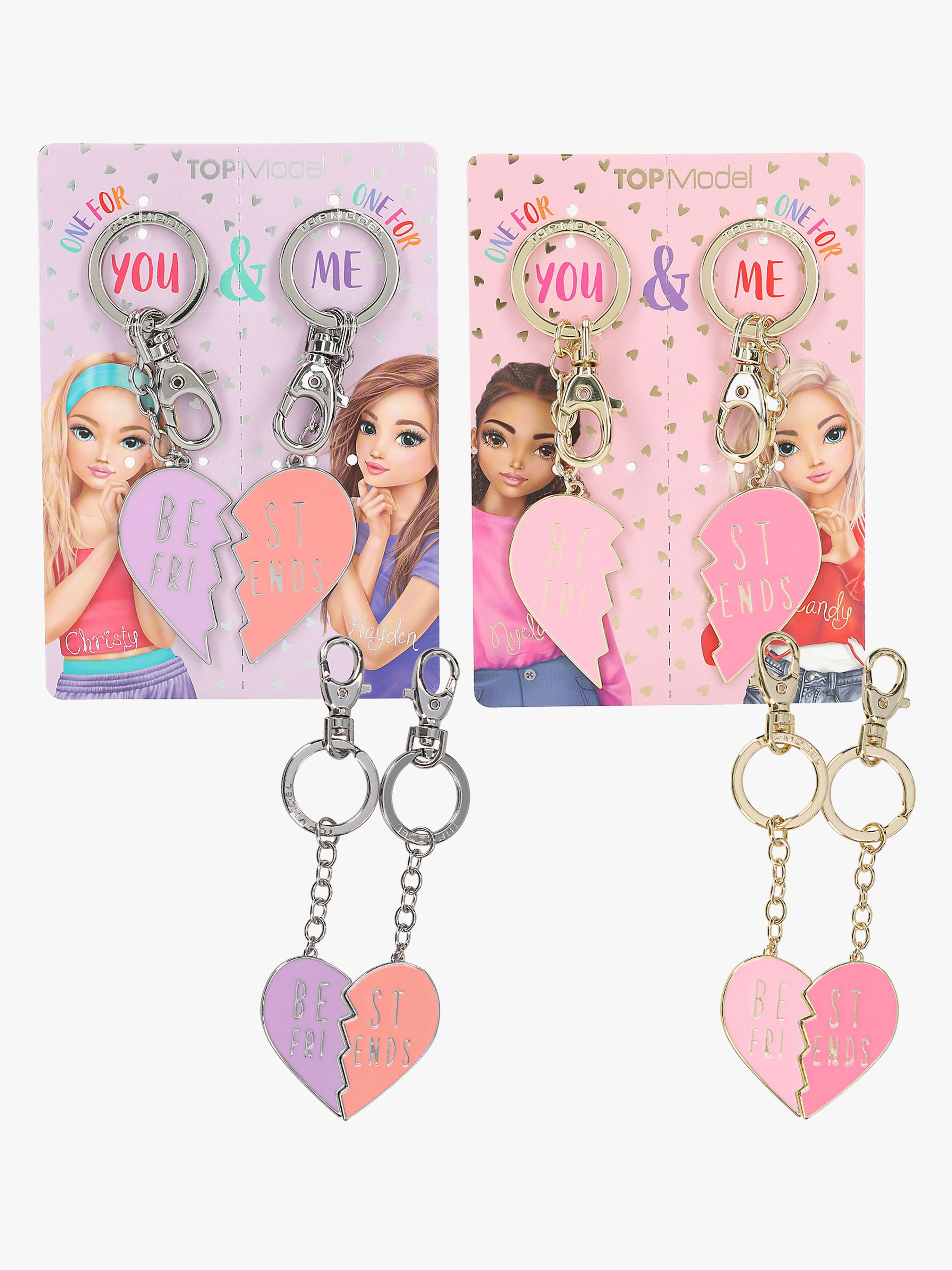 TOPModel Nyckelringar BFF 2-Pack