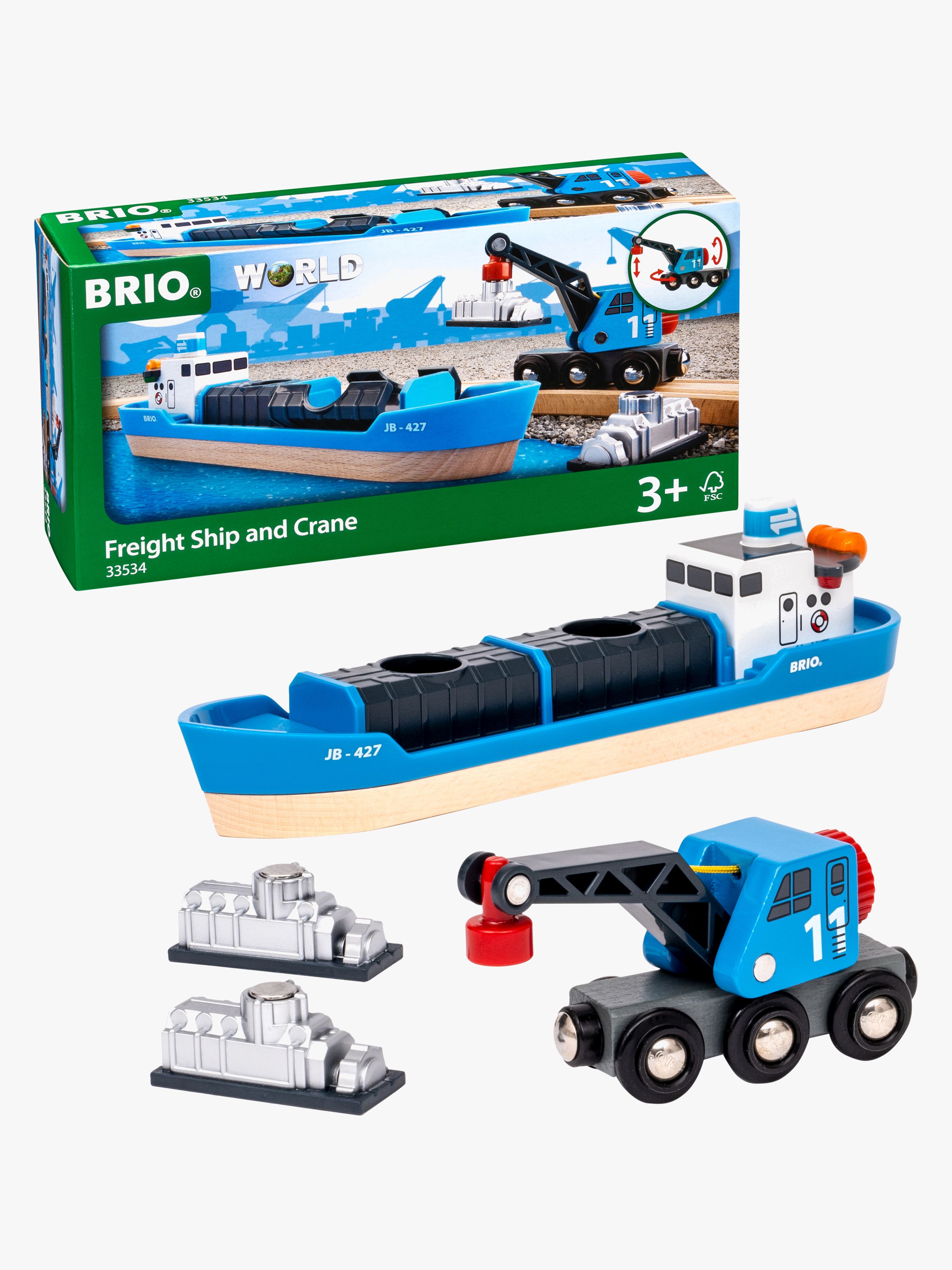 BRIO 33534 Containerfartyg