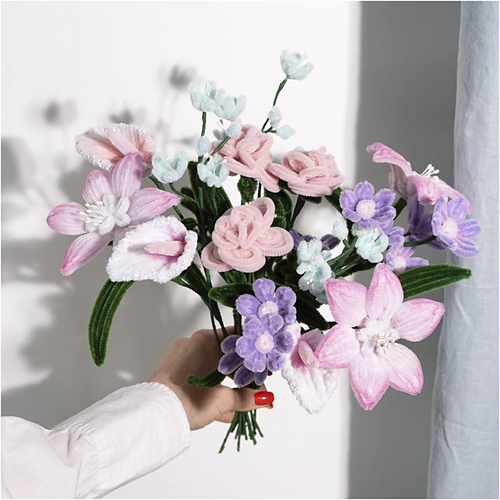 Creativ Company Pysselset DIY Blommor Av Piprensare