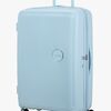 American Tourister Soundbox Spinner Resväska 97L, Pastel Blue