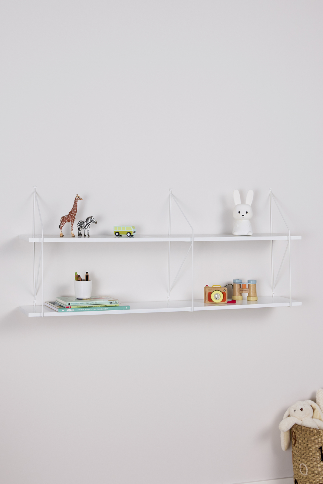 Alice & Fox BONNIE Vägghylla 120 cm, Vit