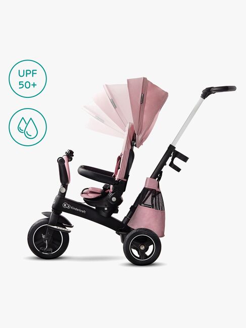 Kinderkraft Trehjuling Easytwist, Rosa