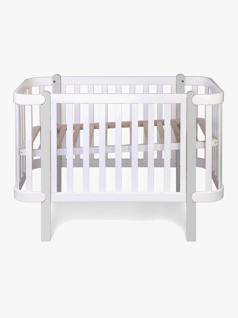 Yappy Kids Étude Spjälsäng, Vit/Grå