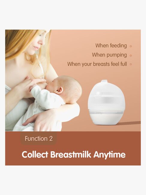 Beemoo CARE Horigen Bärbar Manuell Bröstpump inkl. 10-Pack Amningsinlägg