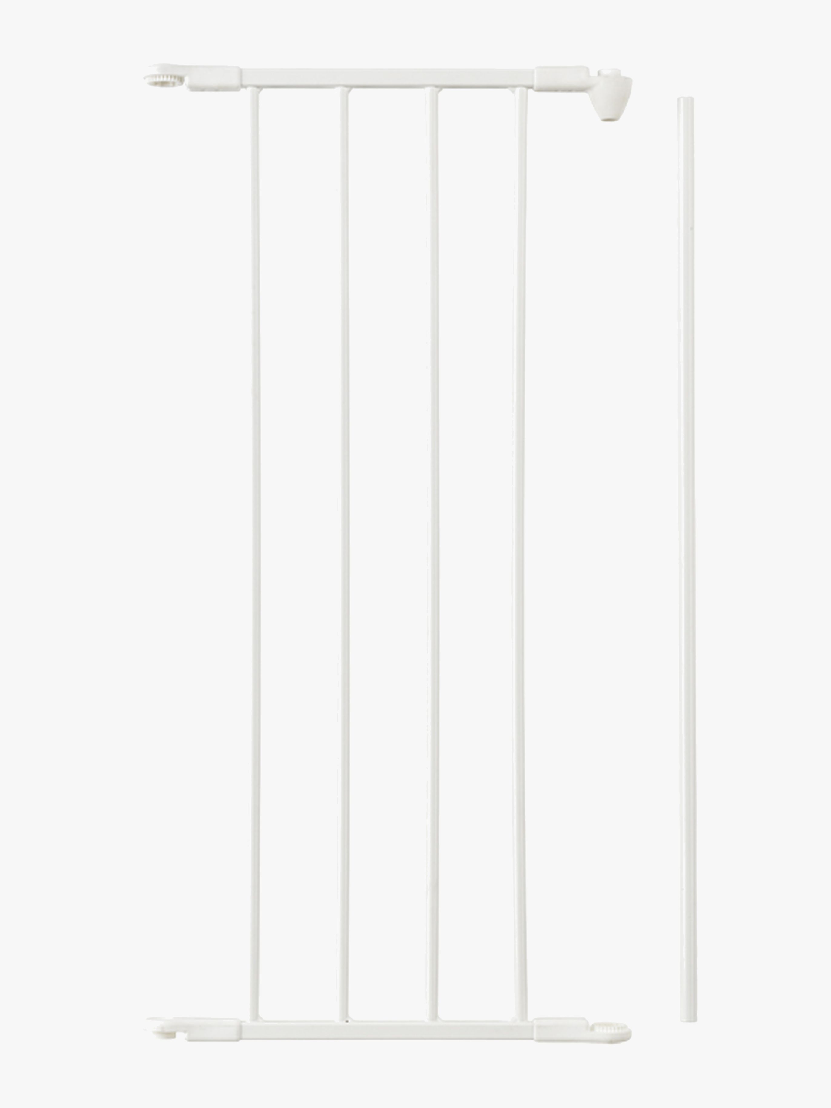 BabyDan Förlängning Säkerhetsgrind Flex Medium 33 cm, Vit