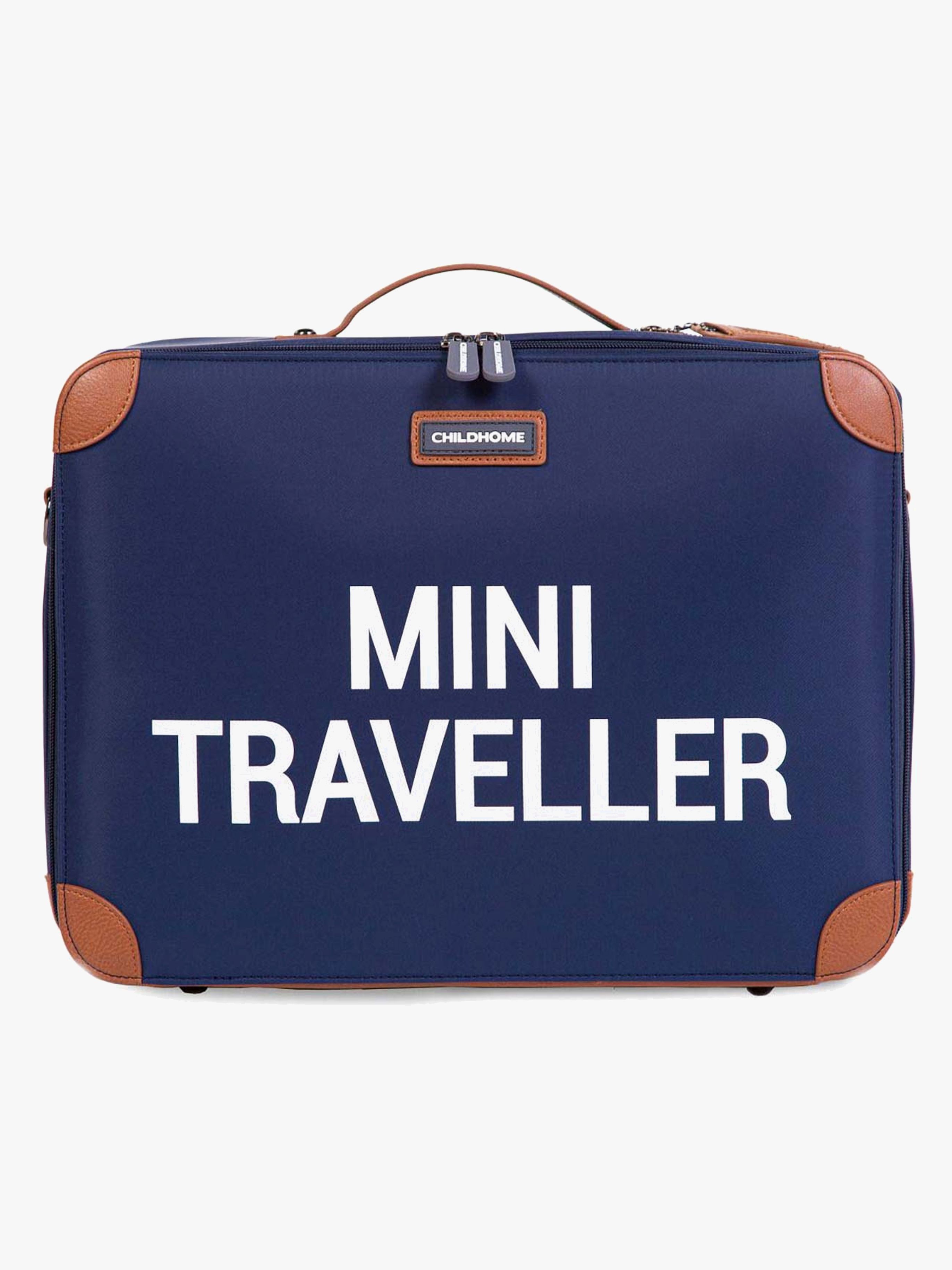 Childhome Mini Traveler Resväska, Navy/White