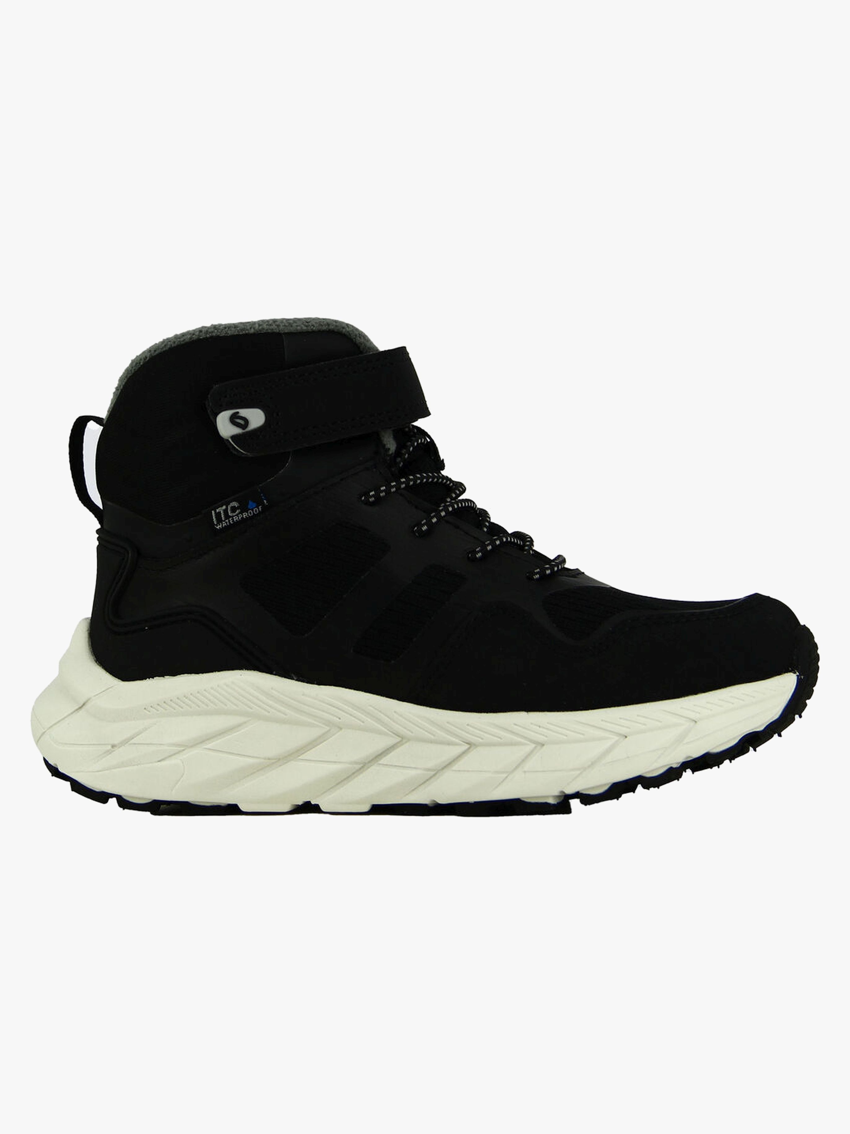 Leaf Karlstad WP  Fleecefodrade Sneakers, Svart, 31