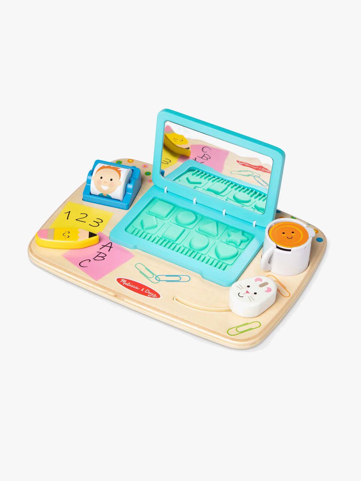 Melissa & Doug Work & Play Desktop Aktivitetstavla