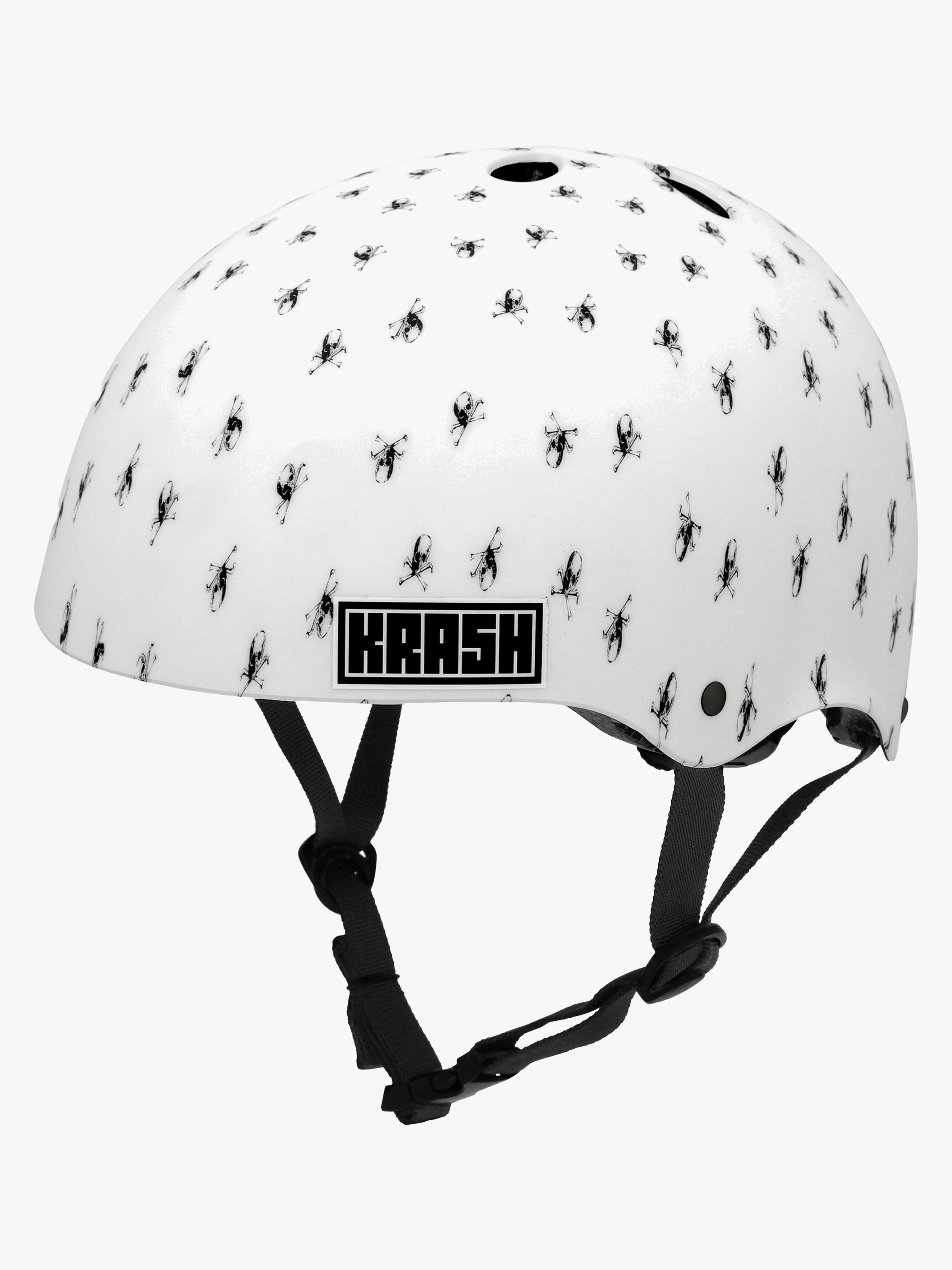 Krash Mips ABS FS Hjälm, White Skully, S