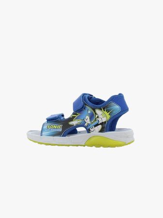 Sonic Blinkande Sandaler, Blue/Neon Yellow