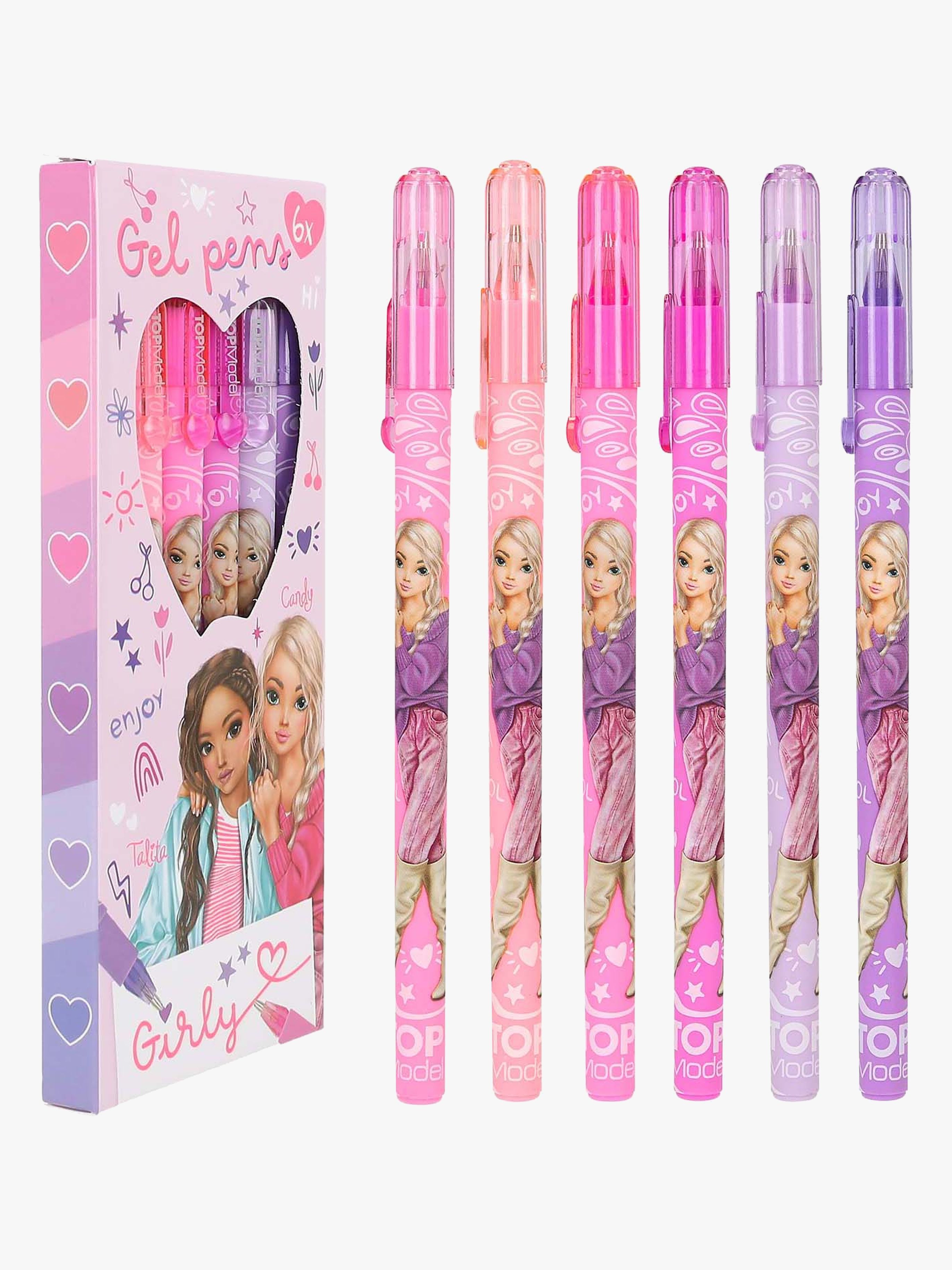 TOPModel Gelpennor Candy 6-Pack