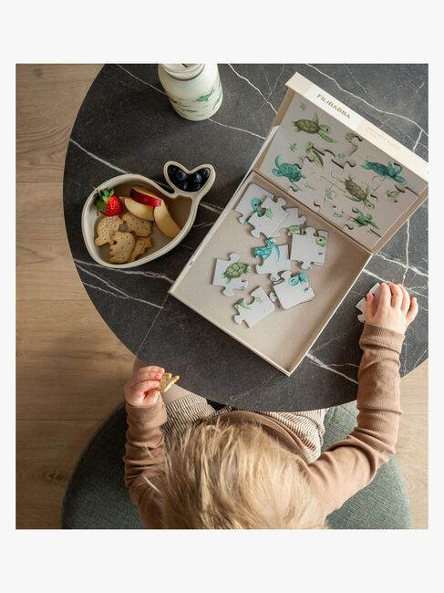 FILIBABBA Christian the Whale Lunchlåda, Beige