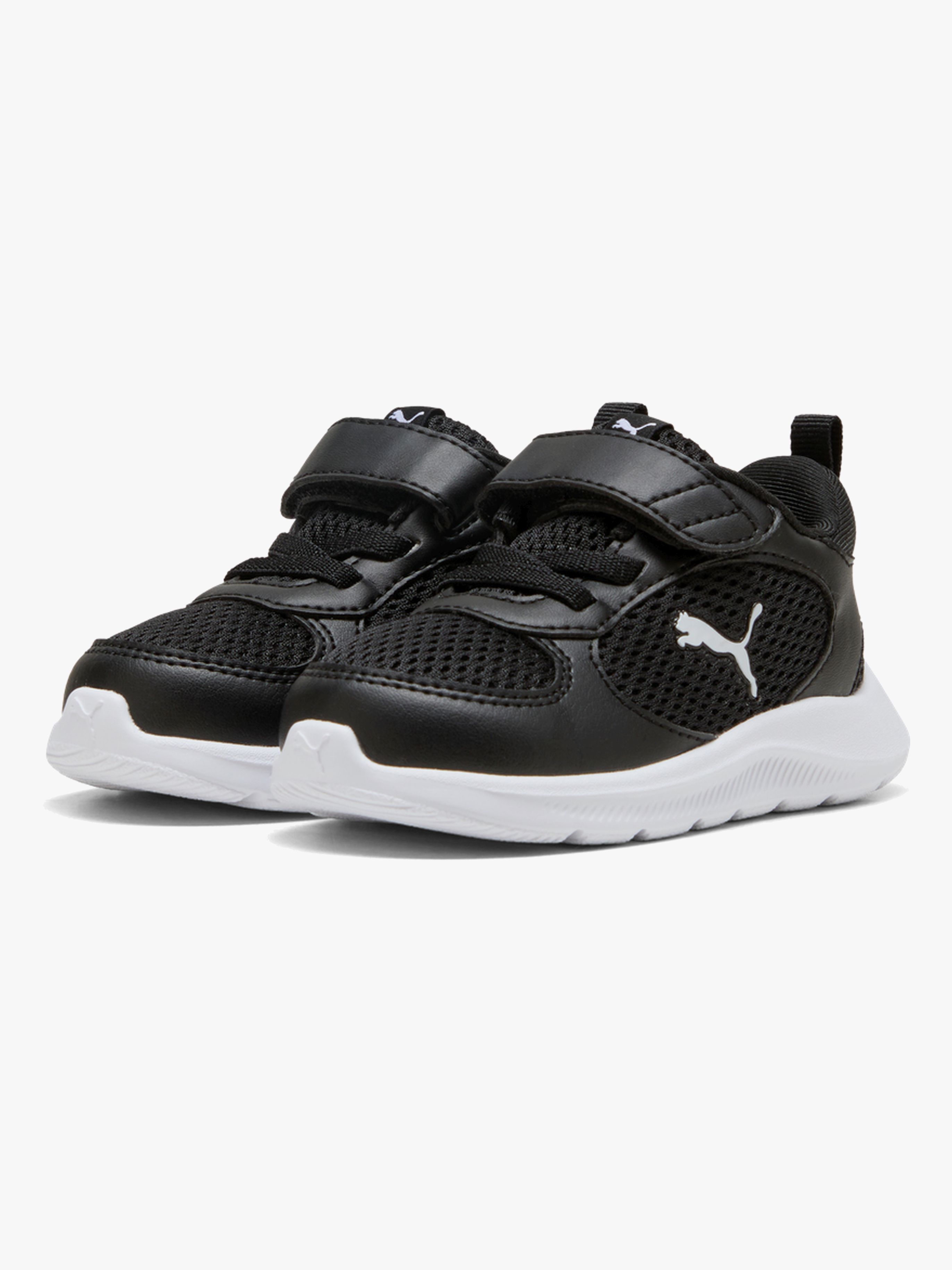 Puma Fun Racer 2 AC+ Infant Sneakers, Black/White, 23