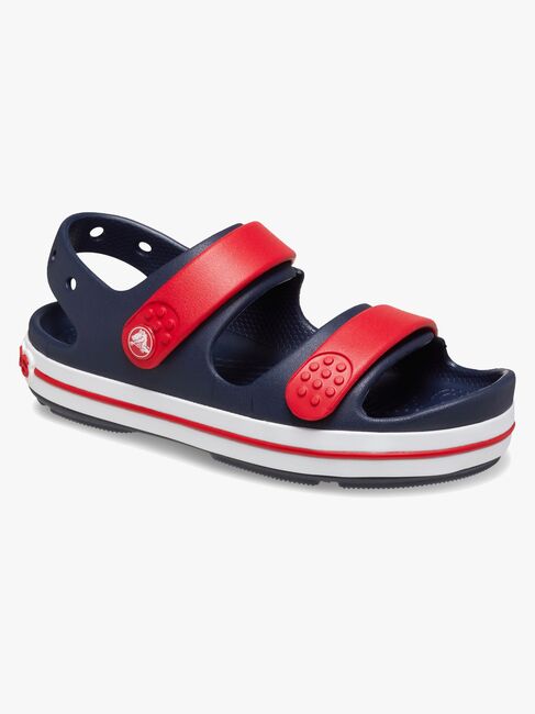 Crocs Crocband Cruiser Kids Tofflor, Navy/Varsity Red