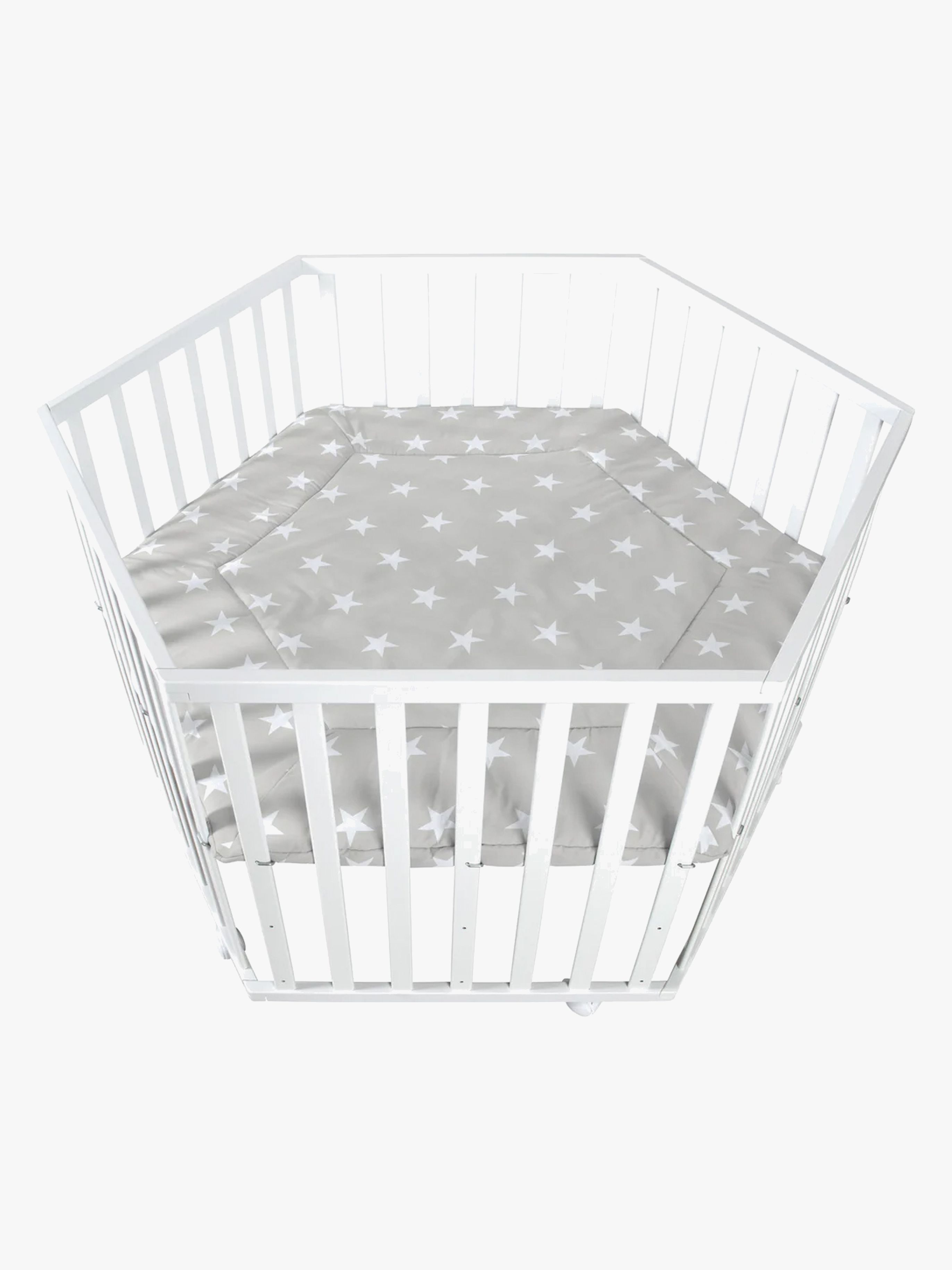 Roba Hexagon Lekhage med Hjul, Little Stars – för 0–3 år