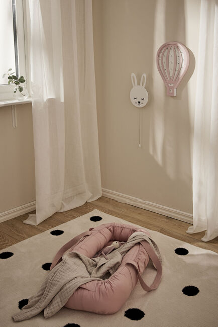 Alice & Fox ASTRID Babynest, Ljusrosa