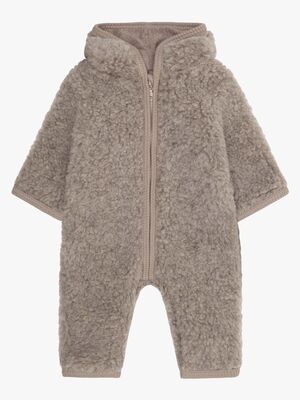 HUTTEliHUT Uldheldragt Teddy, Camel Melange