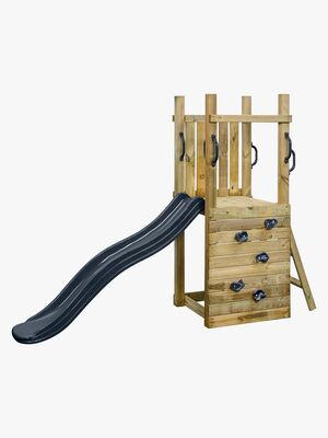 Swing King Irma Lekställning med Grå Rutschkana