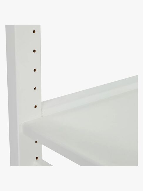 Hoppekids STOREY set with 4 Shelves and 2 cross-supports, 80 cm, White