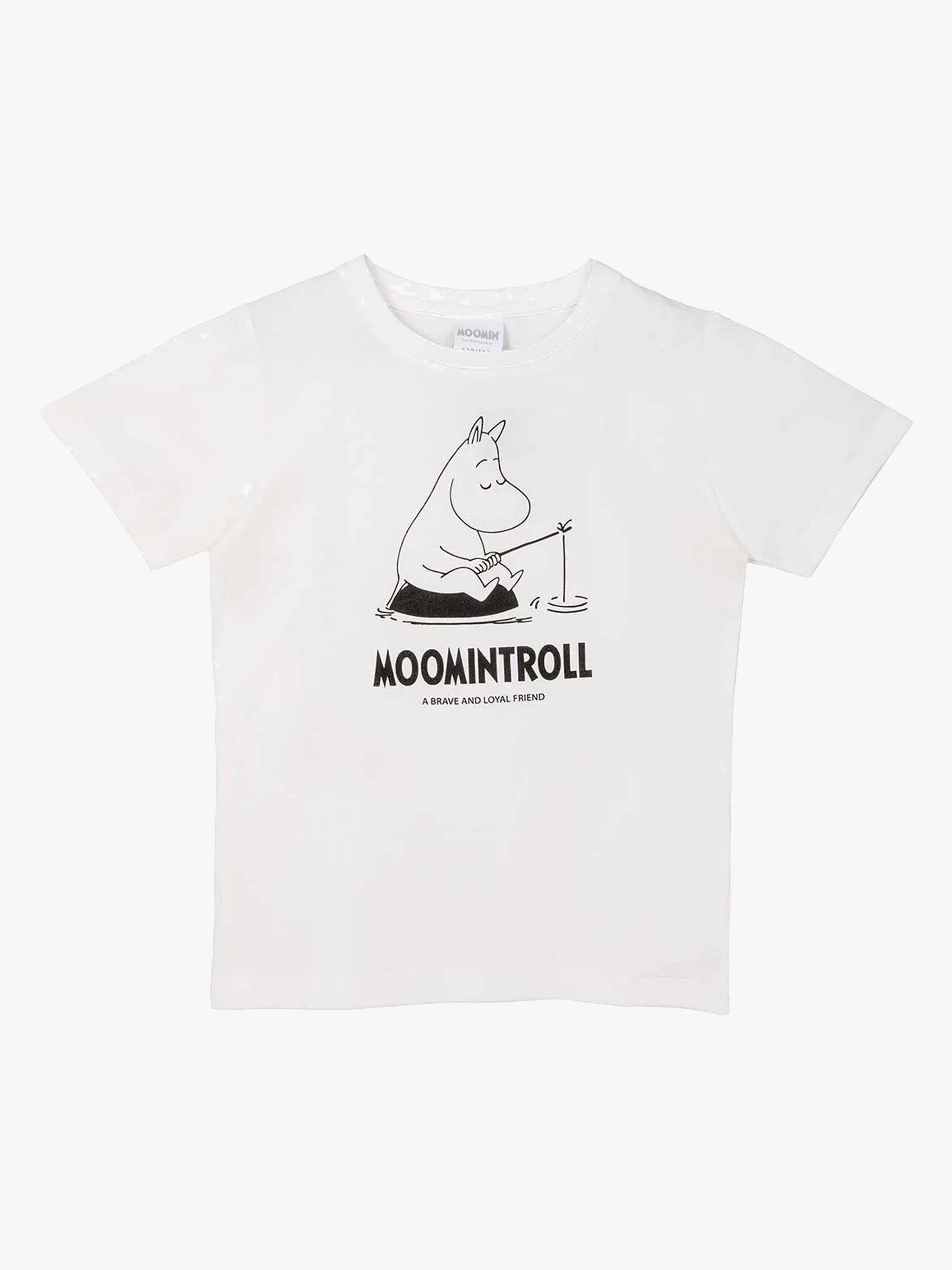 Mumin Karaktär Mumin T-shirt Vit 146-152
