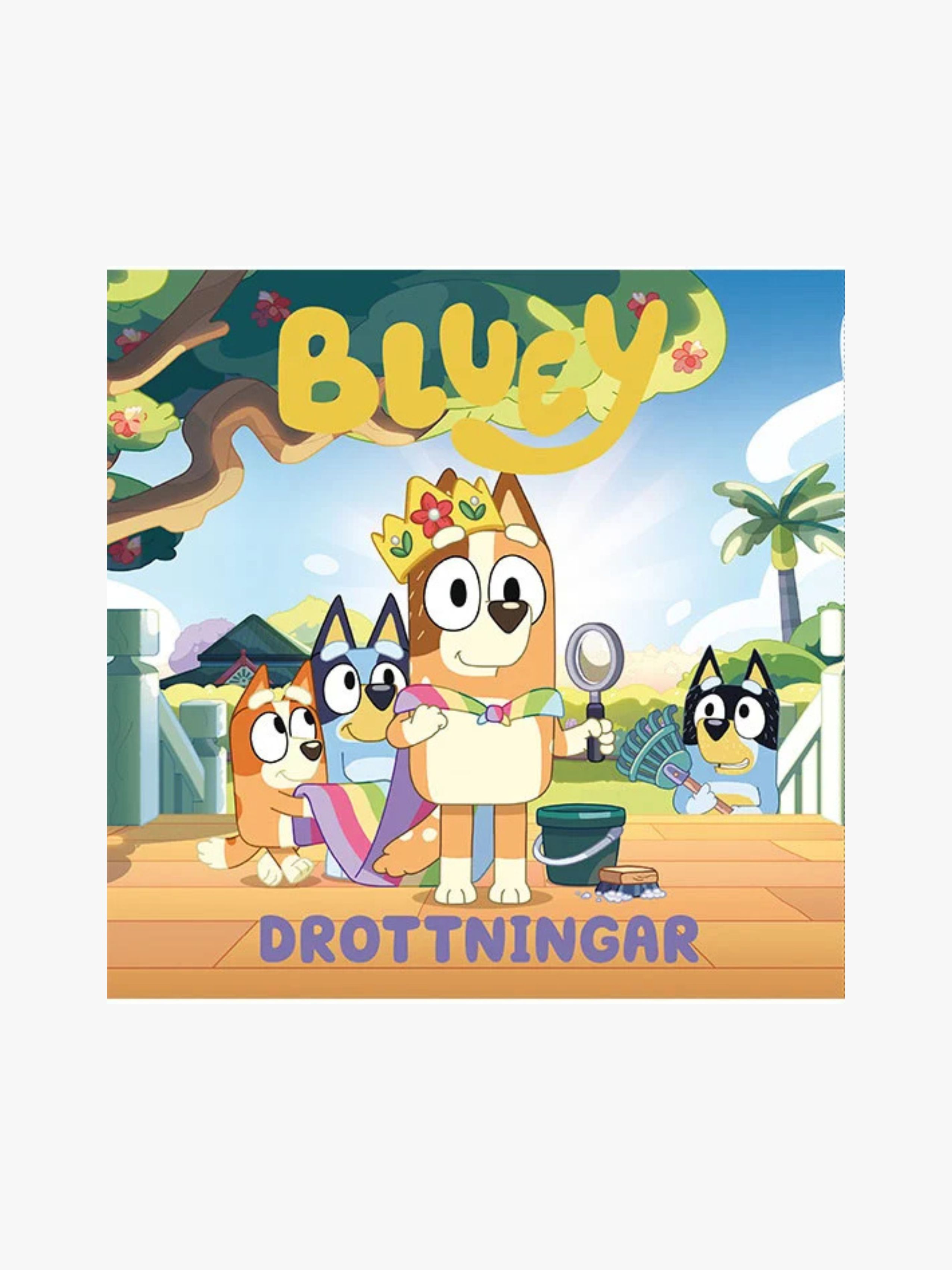 Bluey Barnbok Drottningar