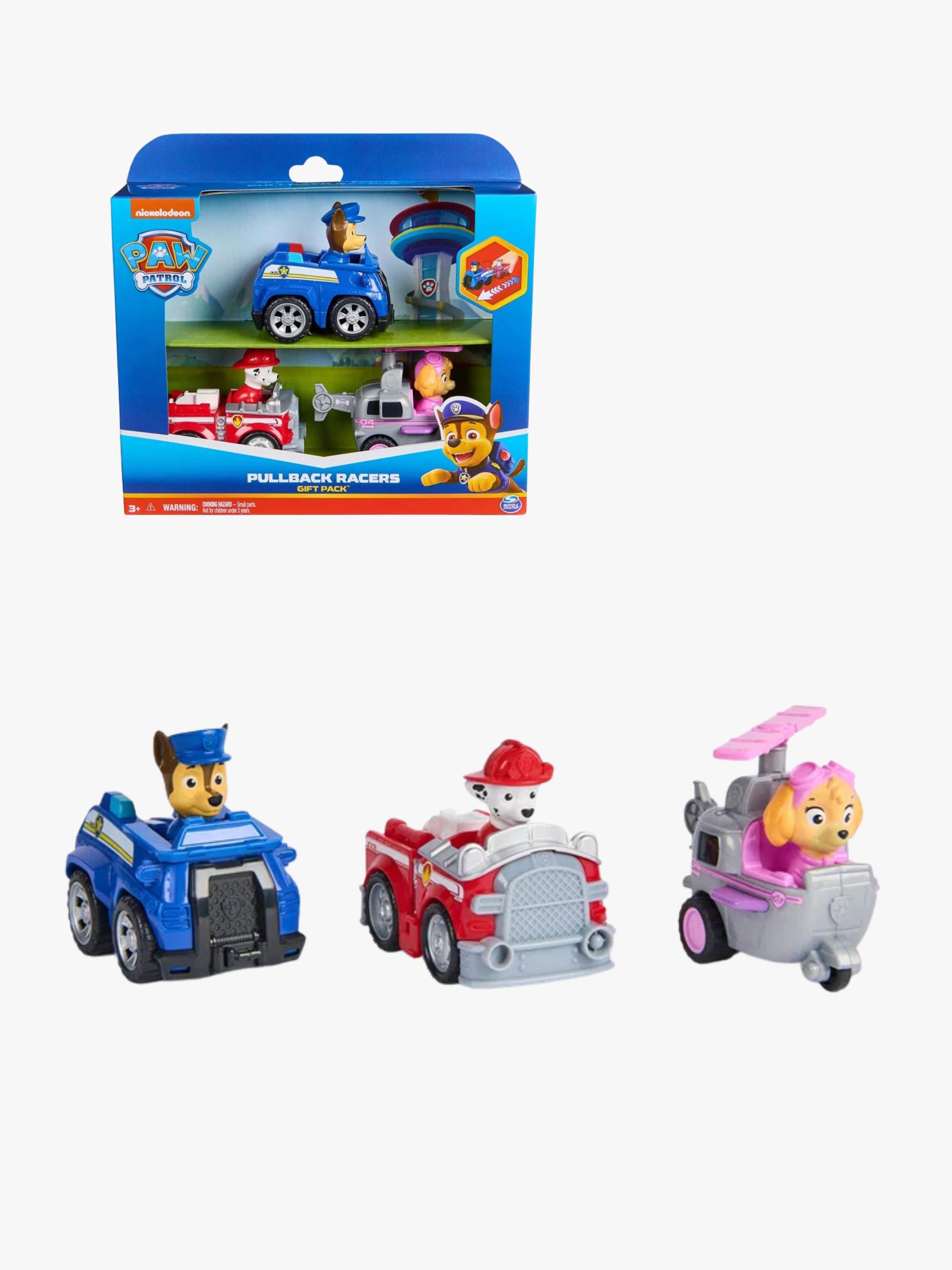 Paw Patrol Räddningsfordon 3-Pack