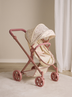 Cloudberry Castle 2-in-1 Dukkevogn, Rosa