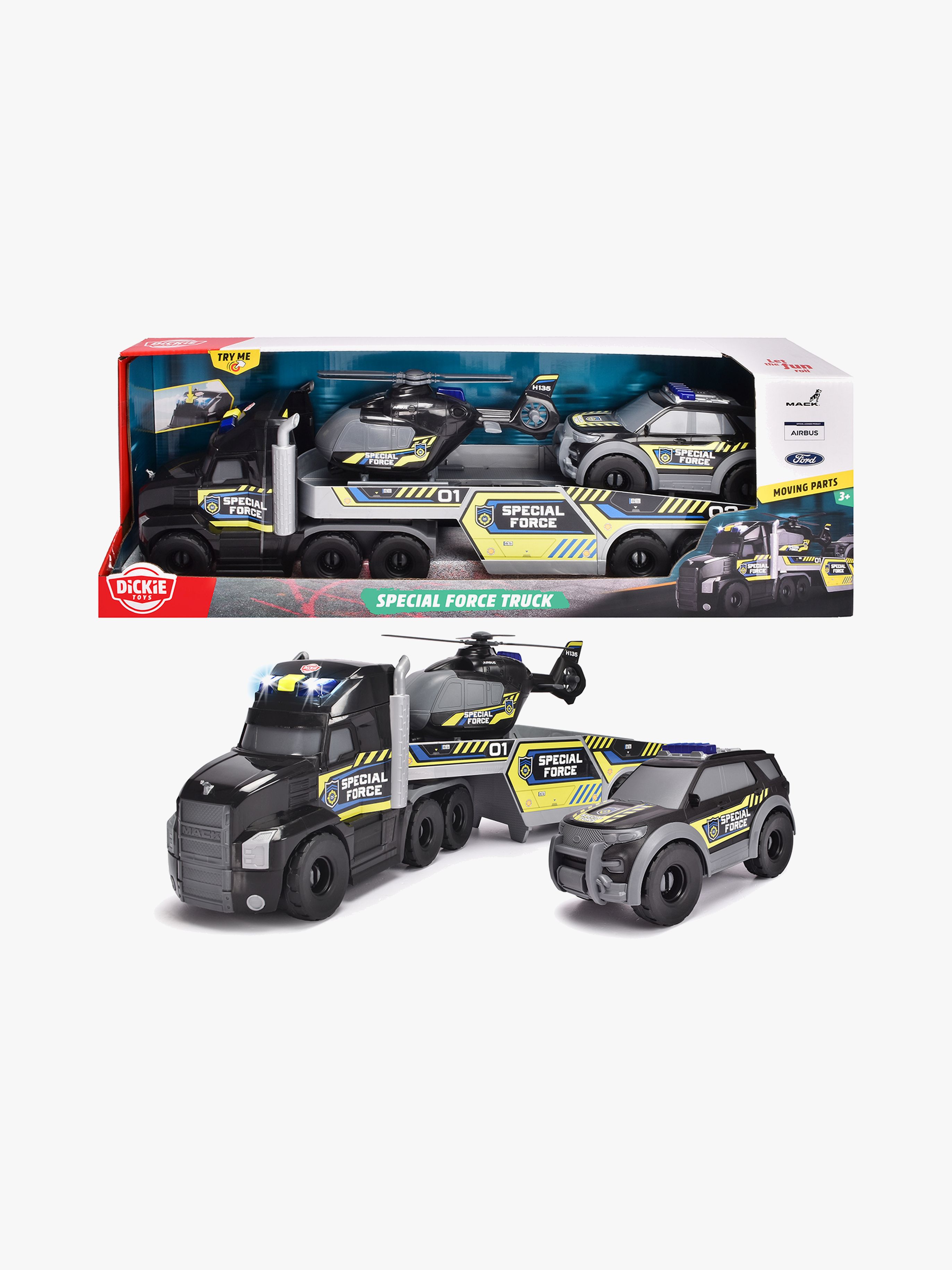 Dickie Toys Lastbil Special Force 70 cm