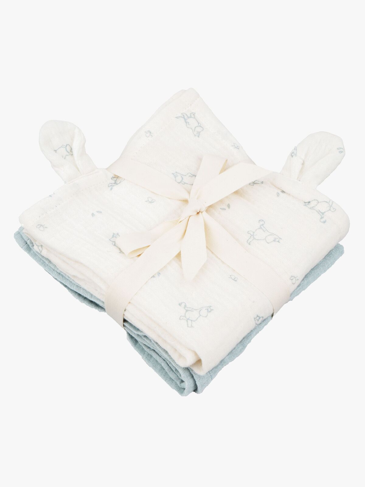 Mumin Muslinfiltar 2-Pack, Blue