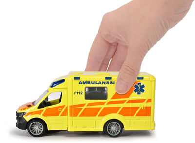 Camion Benne Mercedes Sprinter Majorette - 15 Cm - Avec Lumières Et Sons - Dès 3 Ans
