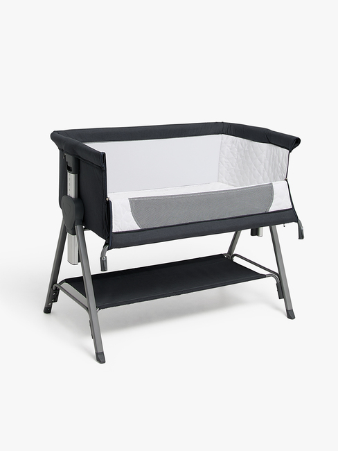 Beemoo CARE Every Bedside Crib, Deep Grey