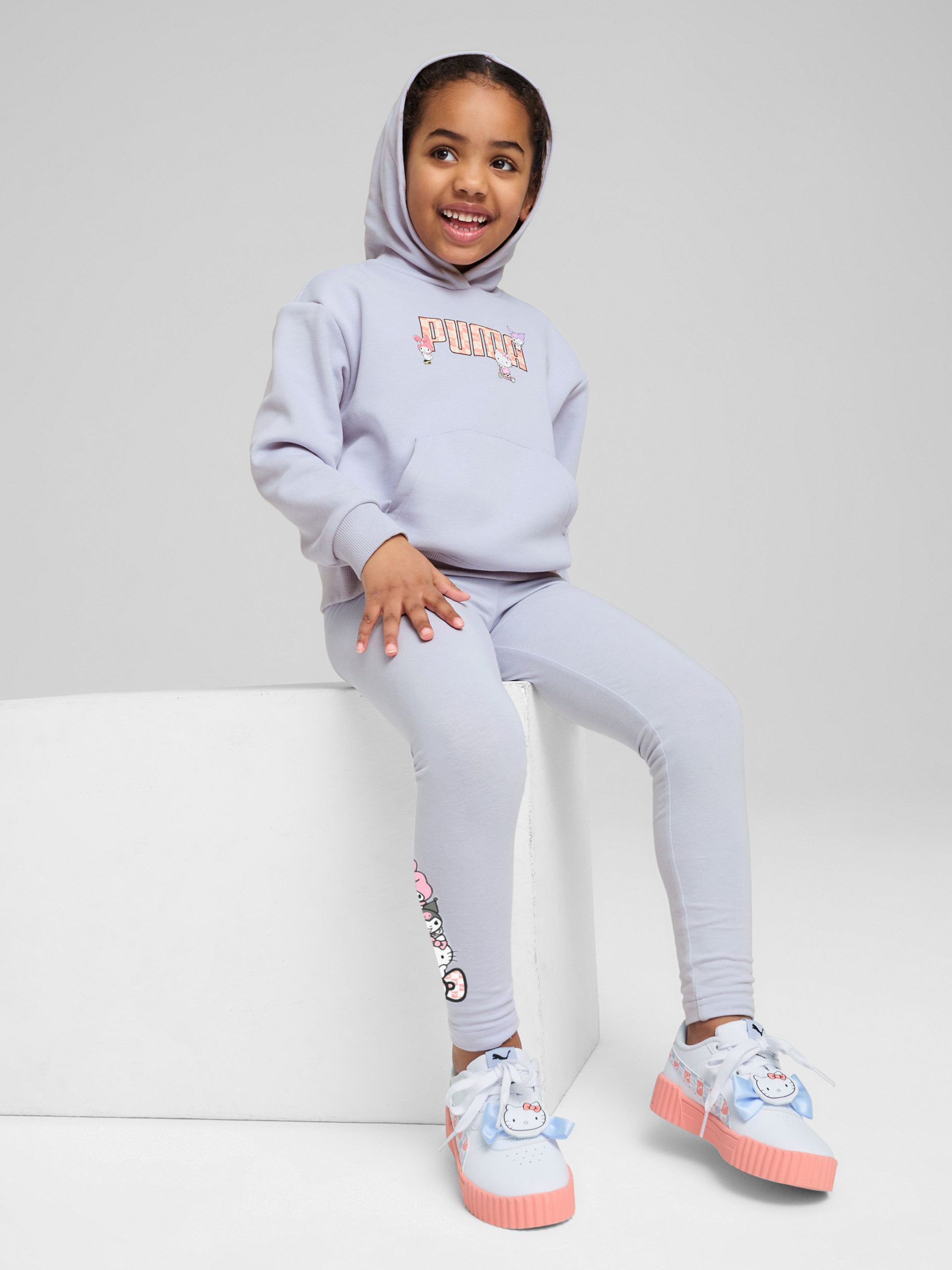 Puma Hello Kitty Huvtröja, Blå, 104